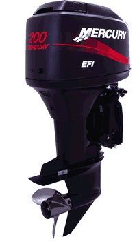 Mercury 200 EFI Outboard Engine 